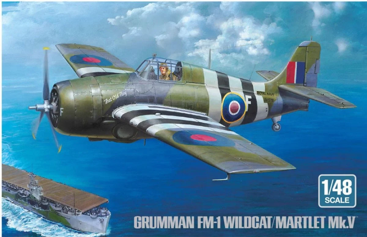 Tamiya 1/48 Grumman Fm-1 Wildcat/Martlet - 61126