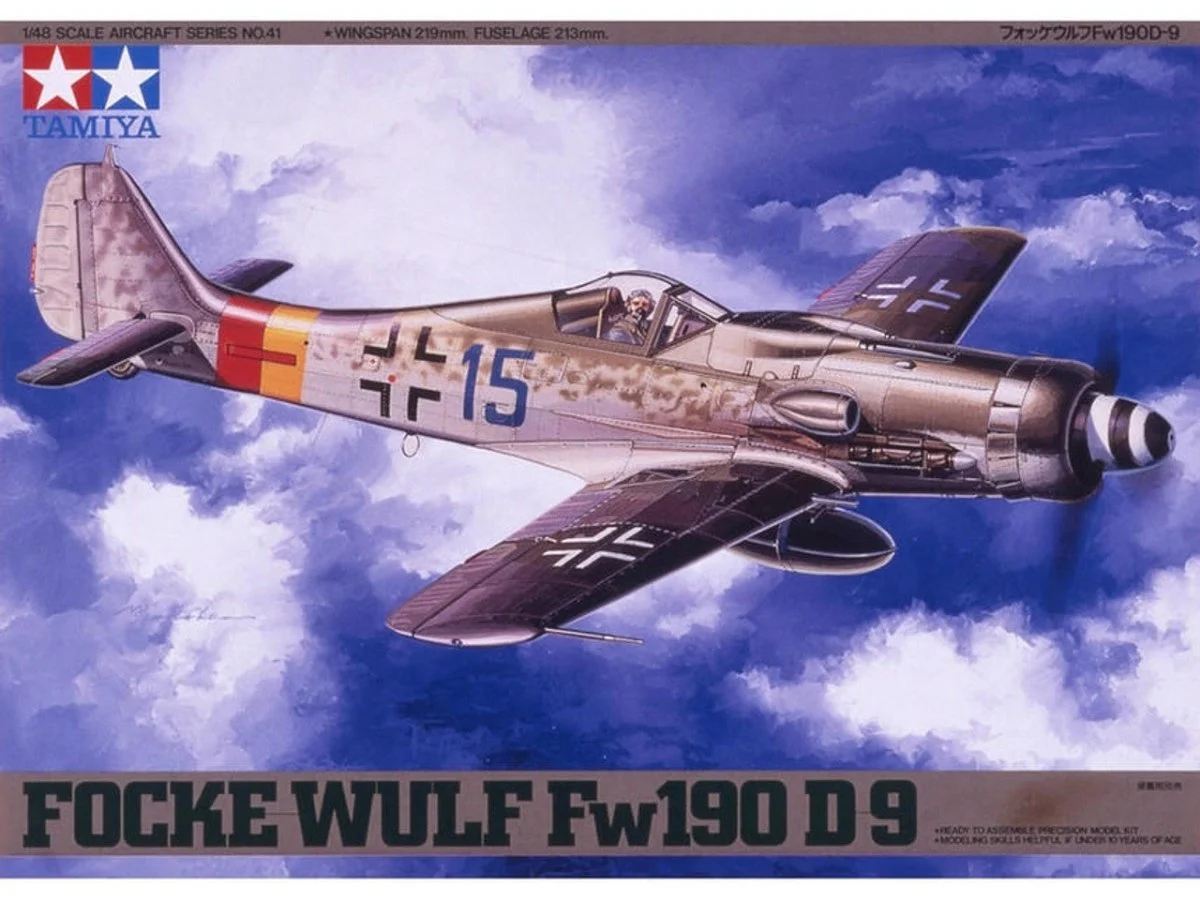 Tamiya 1/48 Fw190 D-9 Focke-Wulf - 61041