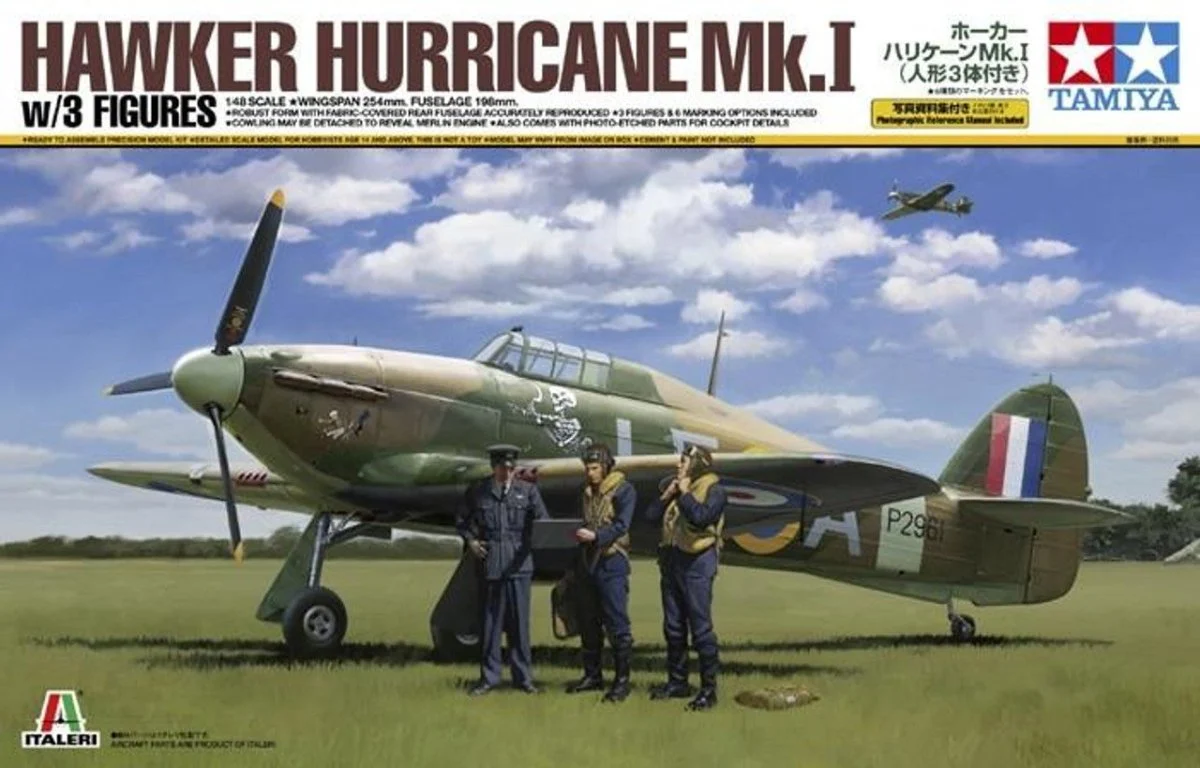 Tamiya 1/48 Hawker Hurricane Mk.I - 37011