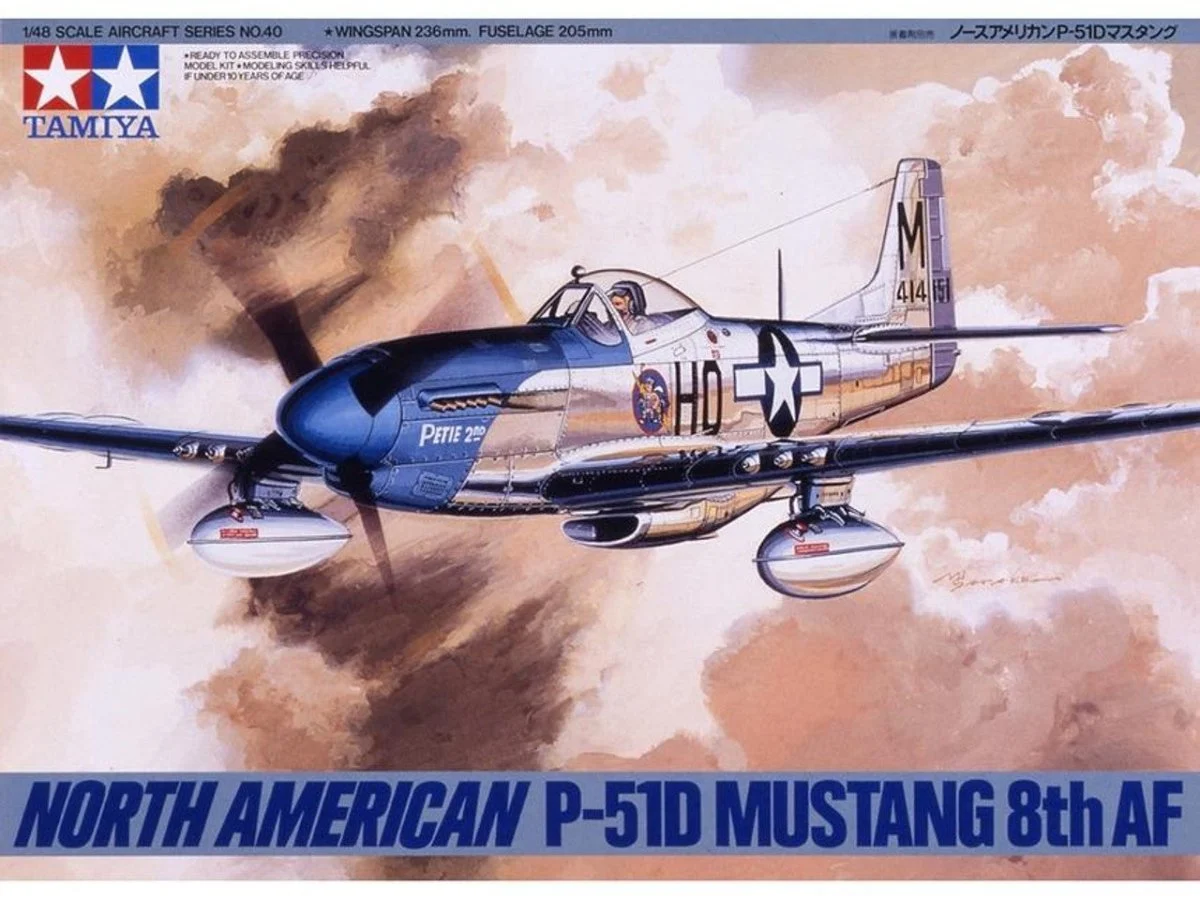 Tamiya 1/48 North American P-51D Mustang - 61040