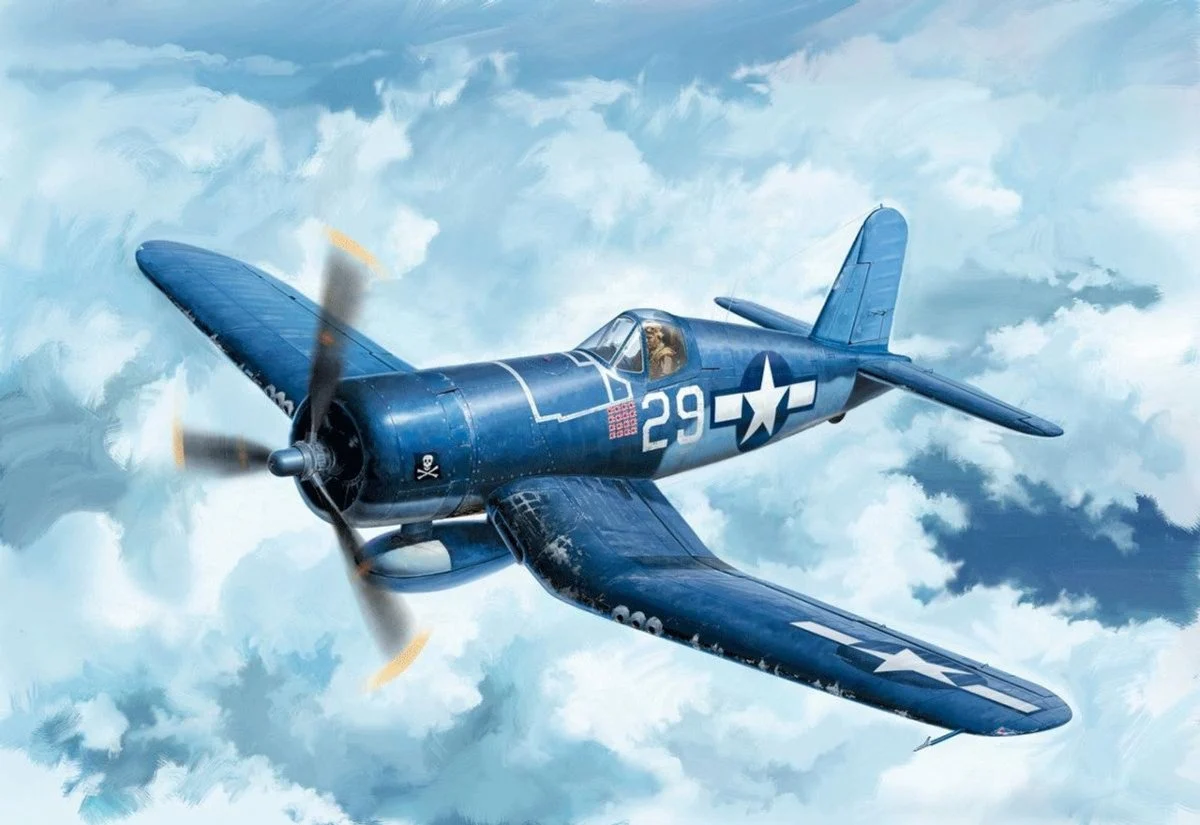 Tamiya 1/72 Tamiya Vought F-4U-1A Corsair Plastic Model Kit