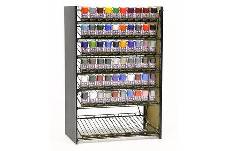 Tamiya 7 Tier Spray Paint Rack - Retail Display - 69038