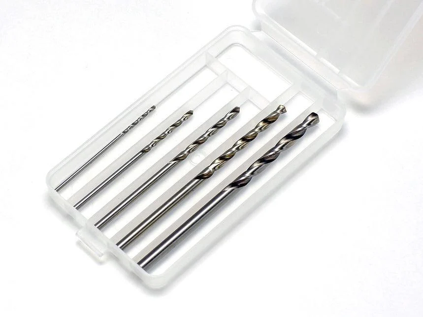 Tamiya Basic Drill Set (1mm, 1.5mm, 2mm, 2.5mm, 3mm) - 74049