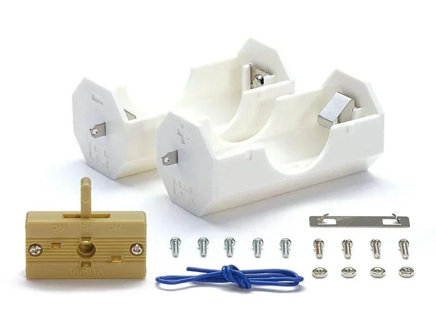 Tamiya R14/C/UM2 Separated Batt Box - w/Switch 70149