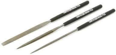 Tamiya Smooth Double-Cut Basic File Set (3pcs)