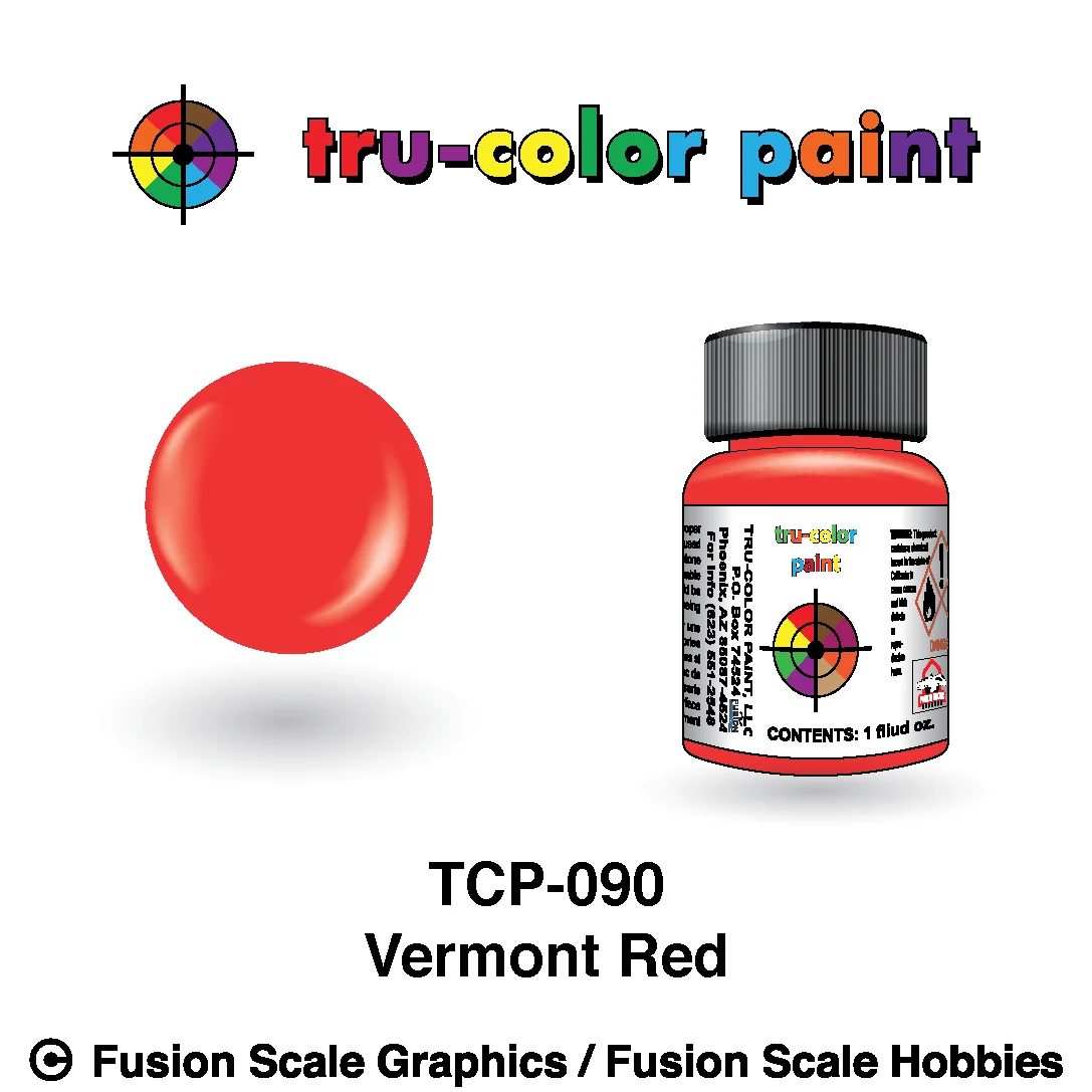 Tru Color Paint Vermont Red 1oz - 090