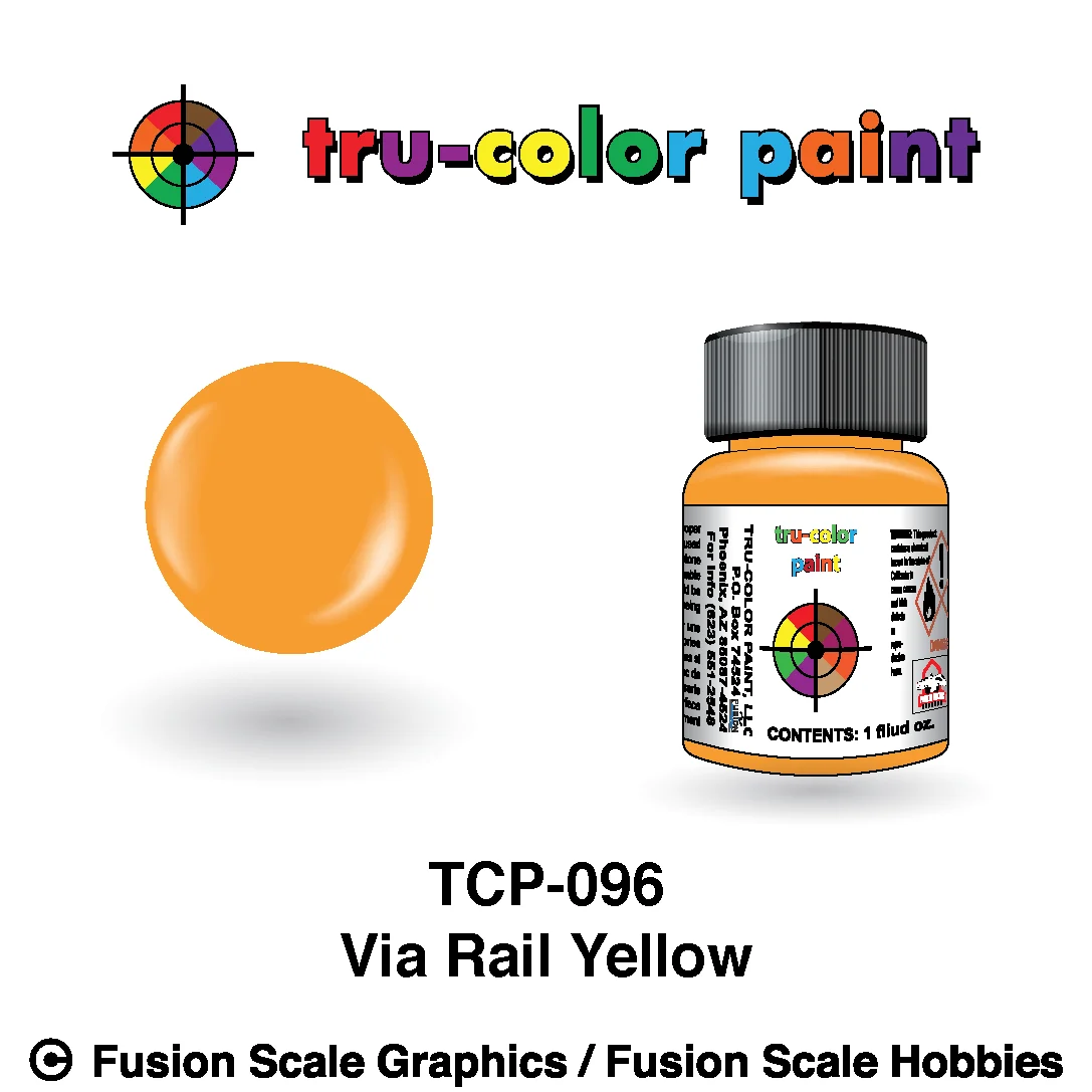Tru Color Paint VIA Yellow 1oz - 096
