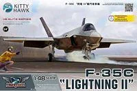 1/48 Kitty Hawk F-35C Lightning II Plastic Model Kit