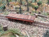 HO Rslaserkits 24ft Flat Car