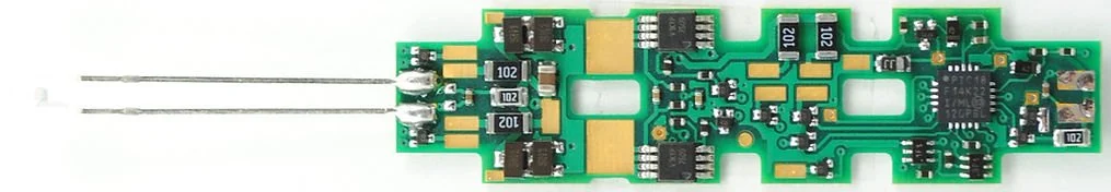 Train Control Systems K0D8-E Decoder 8 Function (Board Replacement) | 1481