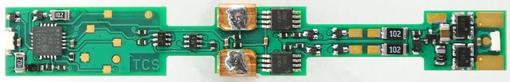 Train Control Systems K1D4 Decoder 4 Function (Board Replacement) | 1293