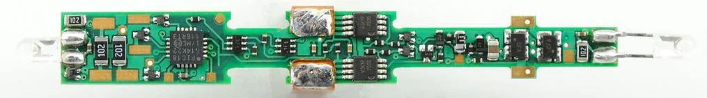 Train Control Systems K2D4 Decoder 4 Function (Board Replacement) | 1294