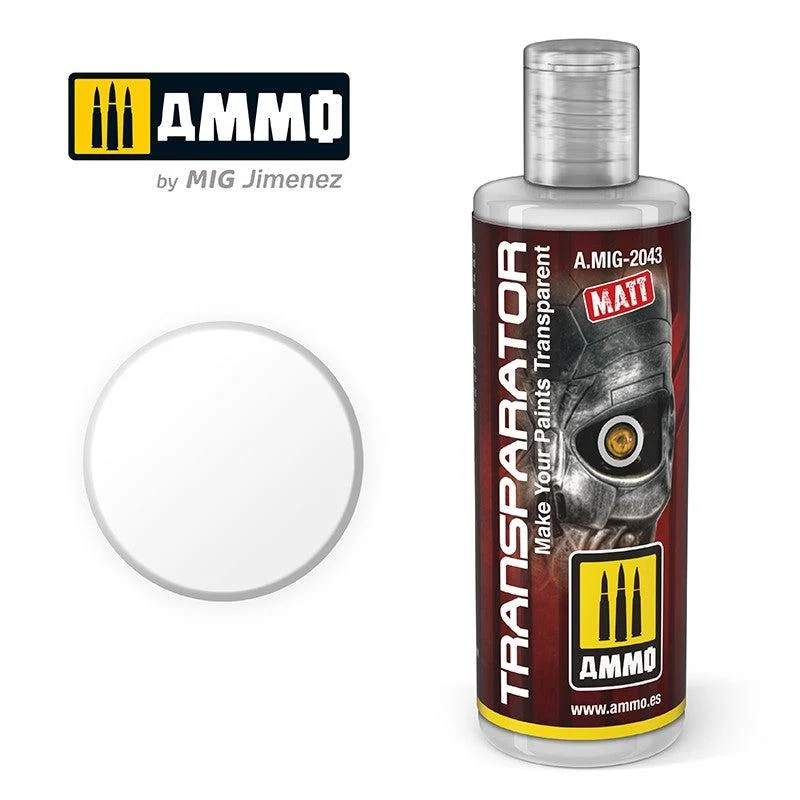 Ammo Mig Jimenez Acrylic Transparator Matt 60ml AMIG2043