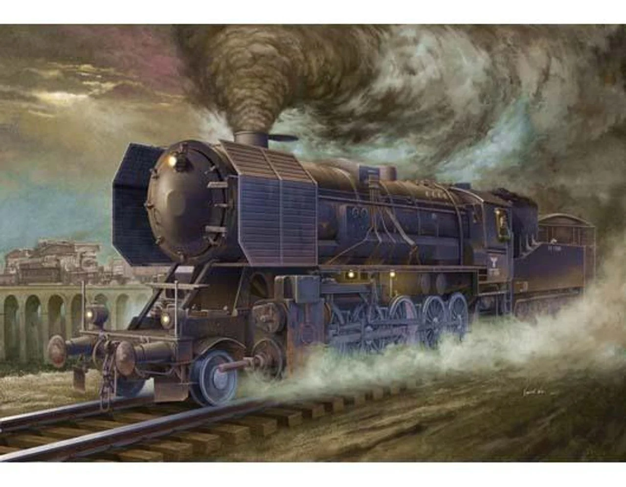 Trumpeter 1/35 Trumpeter WWII German BR52 Kriegslocomotive Armored Steam Locomotive