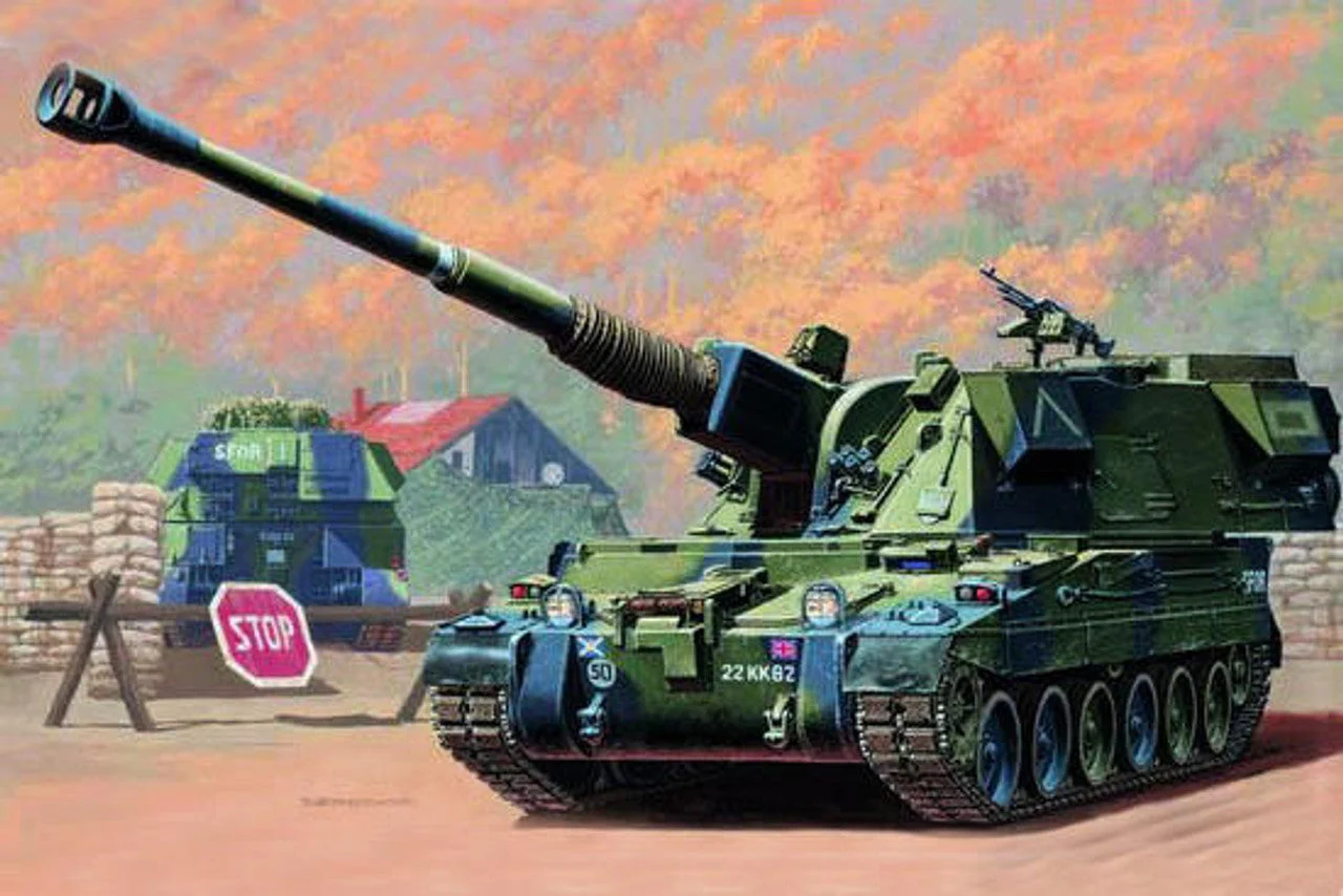 Trumpeter 1/35 Trumpeter British 155mm AS90 Self-Propelled Howitzer
