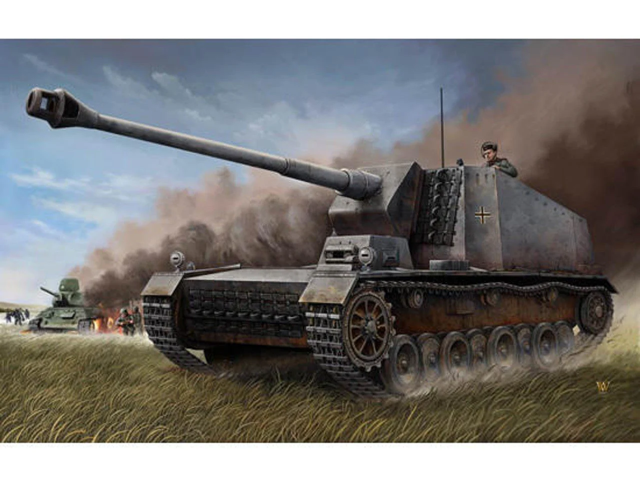 Trumpeter 1/35 Trumpeter German 12.8cm Tank Destroyer L/61 Sturer Emil