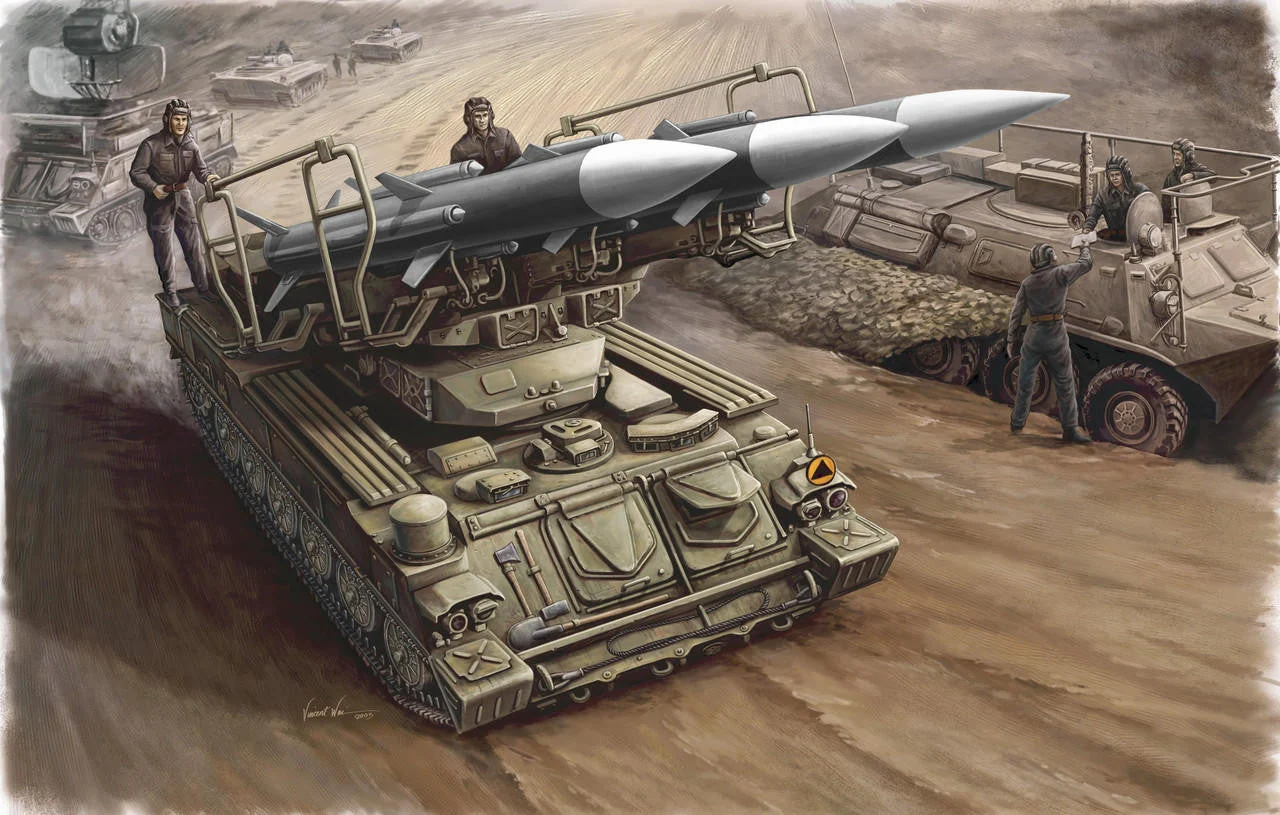 Trumpeter 1/35 Trumpeter Russian SAM6 Anti-Aircraft Missile w/Launcher