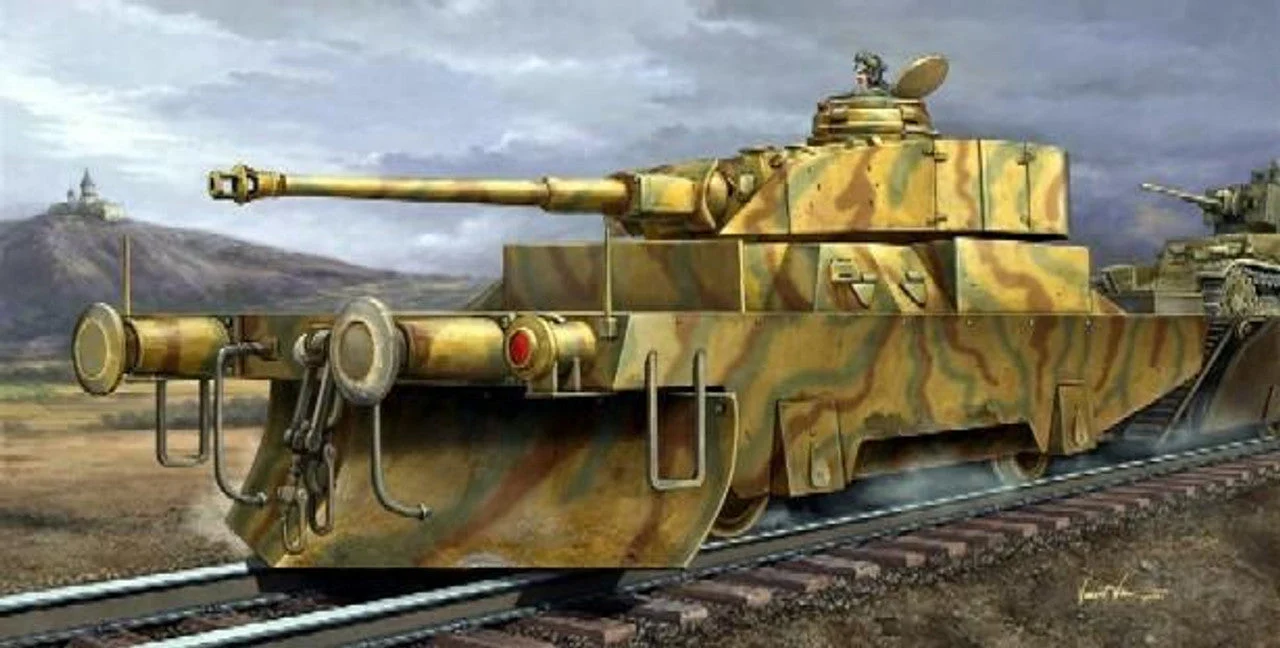 Trumpeter 1/35 Trumpeter German Panzerjagerwagen Variant II Armored Railcar