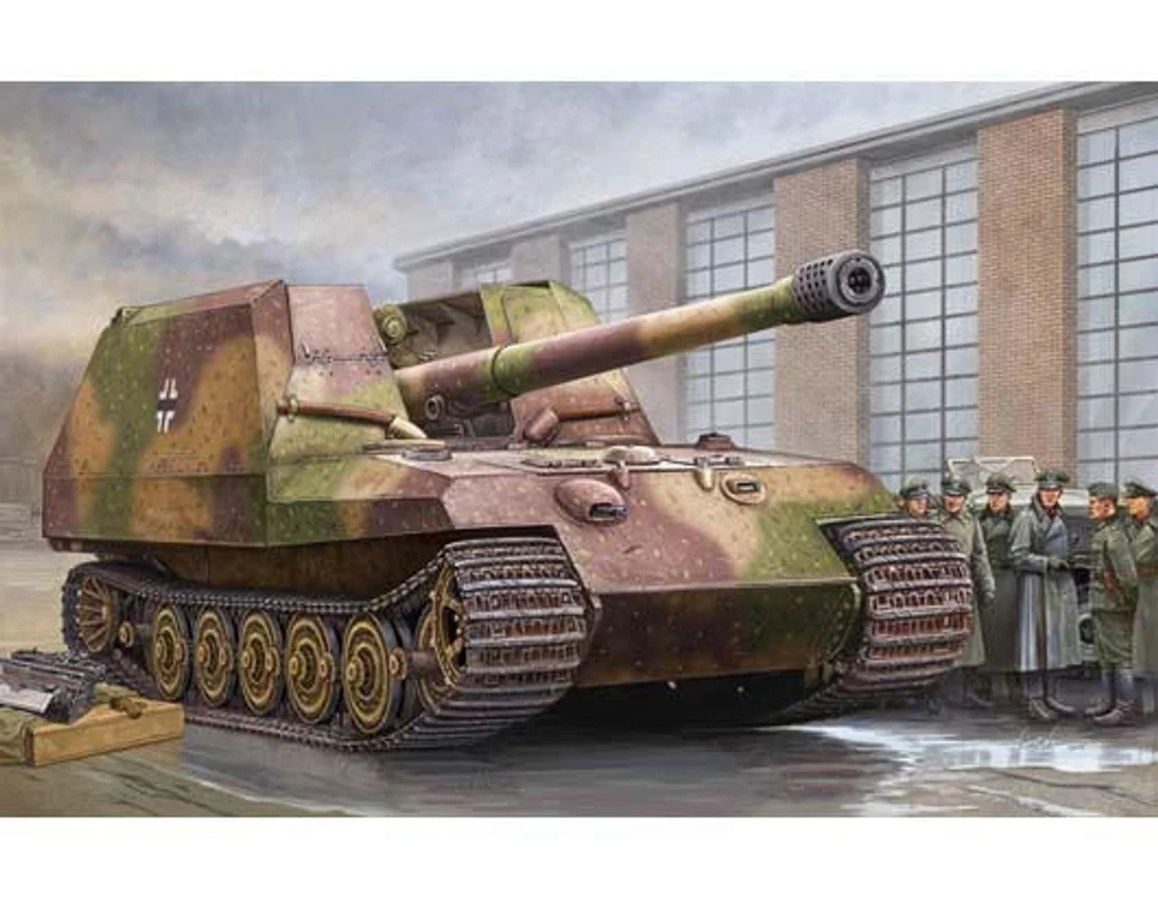 Trumpeter 1/35 Trumpeter German Geschutzwagen Tiger fur 17cm K72