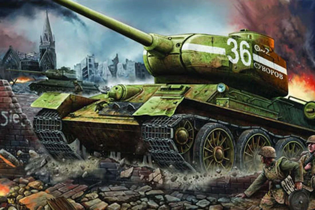 Trumpeter 1/16 Trumpeter Russian T34/85 Mod 1944 Factory Nr.183 Late Tank