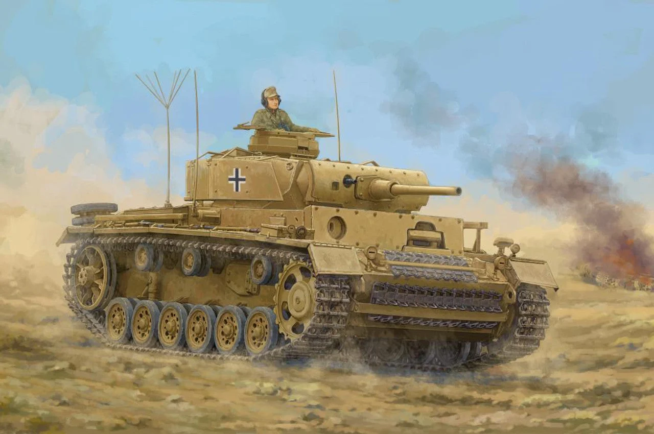 Trumpeter 1/16 Trumpeter Pz.Bef.Wg.Fahrgestell Pz.Kpfw.III. Ausf.J Plastic Model Kit