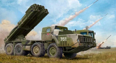 1/35 Trumpeter Russian 9A52-2 Smerch-M multiple rocket launcher of RSZO 9k58 Smerch MRLS