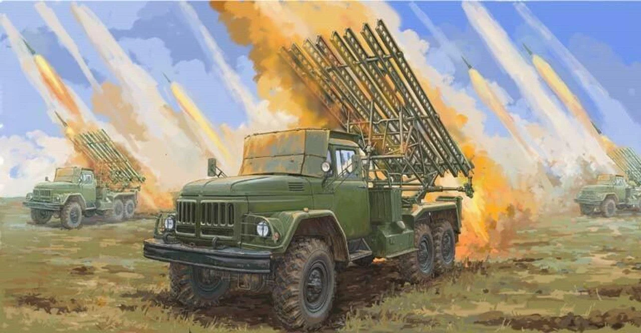 Trumpeter 1/35 Trumpeter Soviet 2B7R Multiple Rocket Launcher BM13 HMM