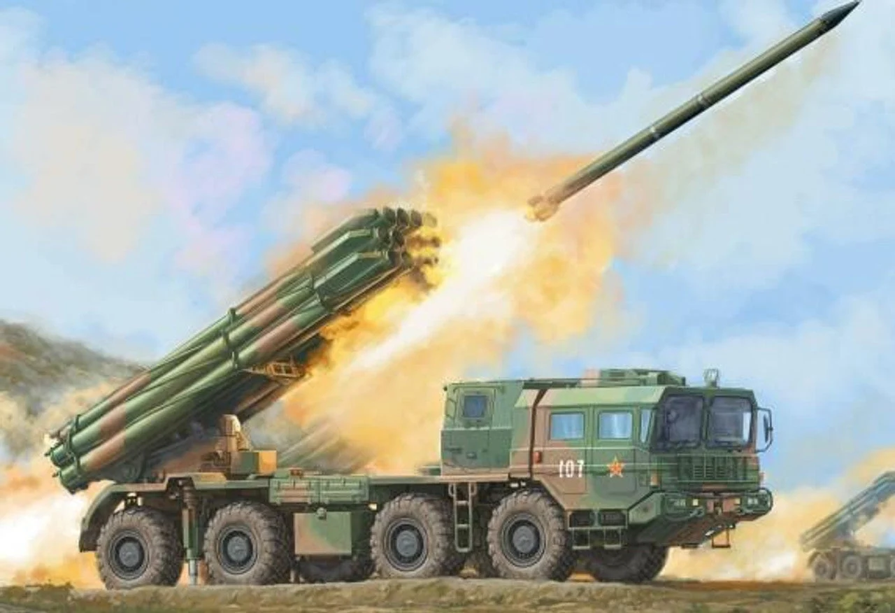Trumpeter 1/35 Trumpeter Chinese PHL03 Multiple Launch Rocket System
