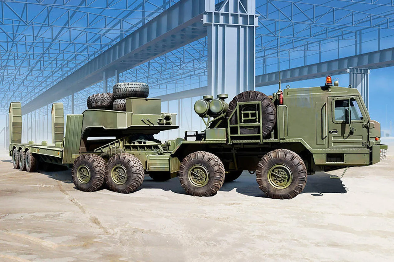 Trumpeter 1/35 Trumpeter BAZ-6403 with ChMZAP-9900-071 trailer