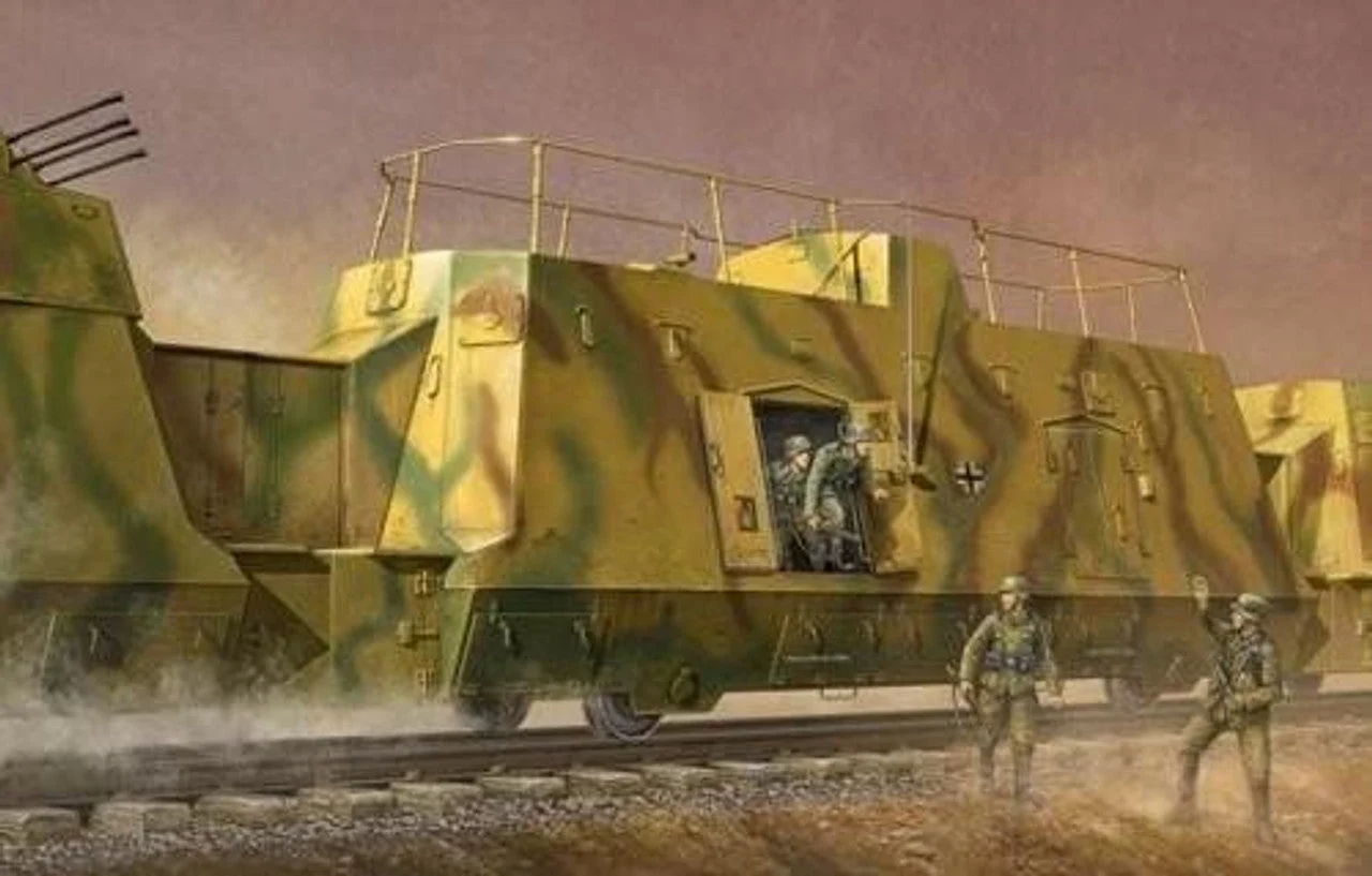 Trumpeter 1/35 Trumpeter WWII German Army Kommandowagen Armored Troop Transport Railcar