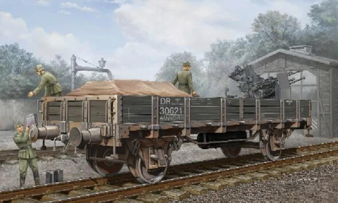 Trumpeter 1/35 Trumpeter WWII German Army Gondola Railcar (Low Sides)