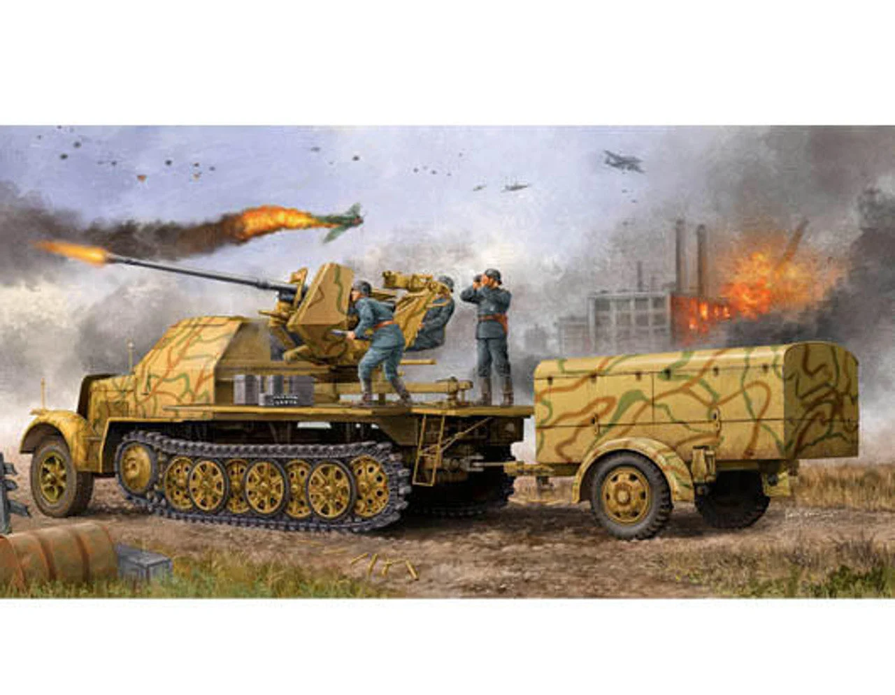 Trumpeter 1/35 Trumpeter German 3.7cm Flak 37 auf Selbstfahrlafette (Sd.Kfz.7/2 late version)