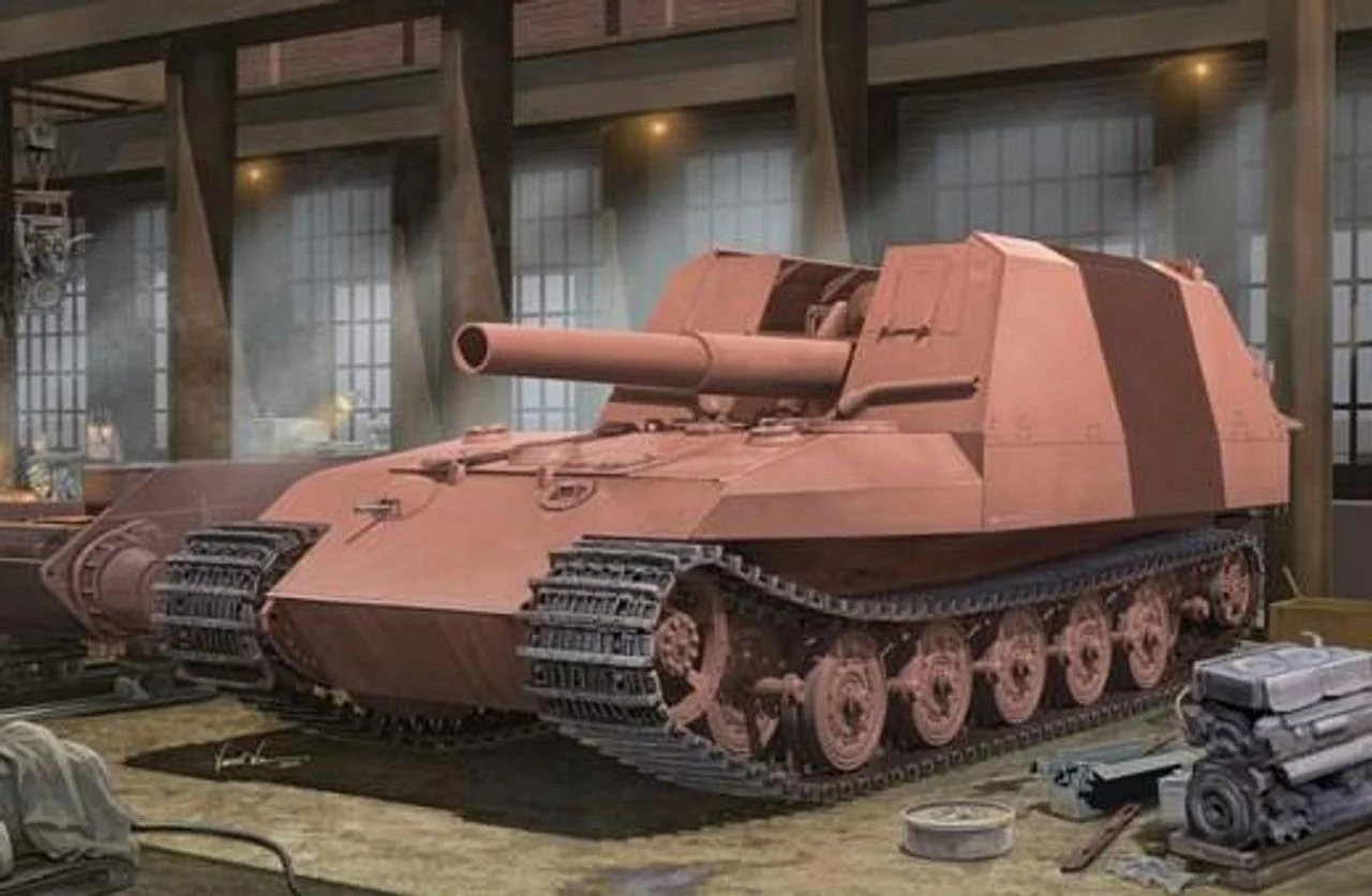 Trumpeter 1/35 Trumpeter German Geschutzwagen VI Tiger Grille 21/210mm Mortar 18/1/L/31