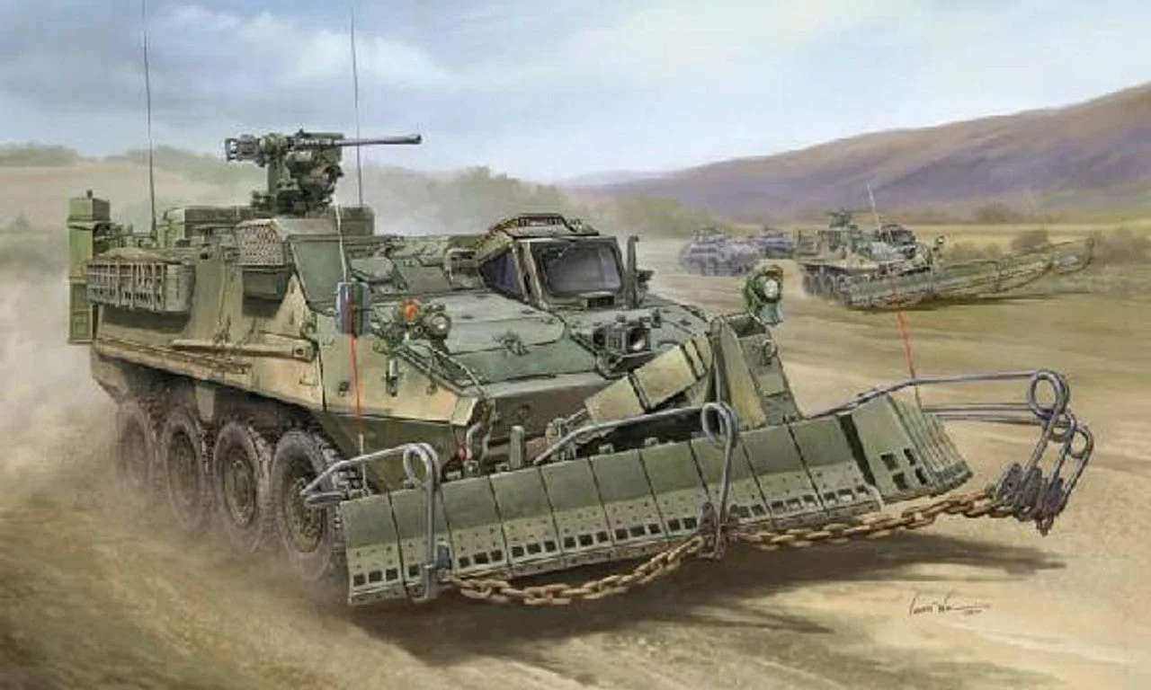 Trumpeter 1/35 Trumpeter M1132 Stryker Engineer Squad Vehicle (ESV) w/Surface Mine Plow