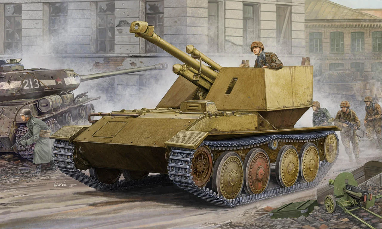 Trumpeter 1/35 Trumpeter German Krupp/Ardelt 105mm leFH18 Waffentrager Weapons Carrier