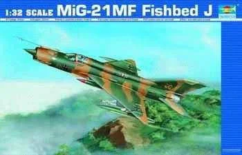 1/32 Trumpeter Mig21 MF Fishbed J Single-Seat Tactical Fighter