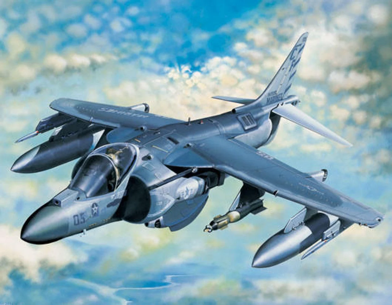 Trumpeter 1/32 Trumpeter AV8B Harrier II Plus Version Attack Aircraft