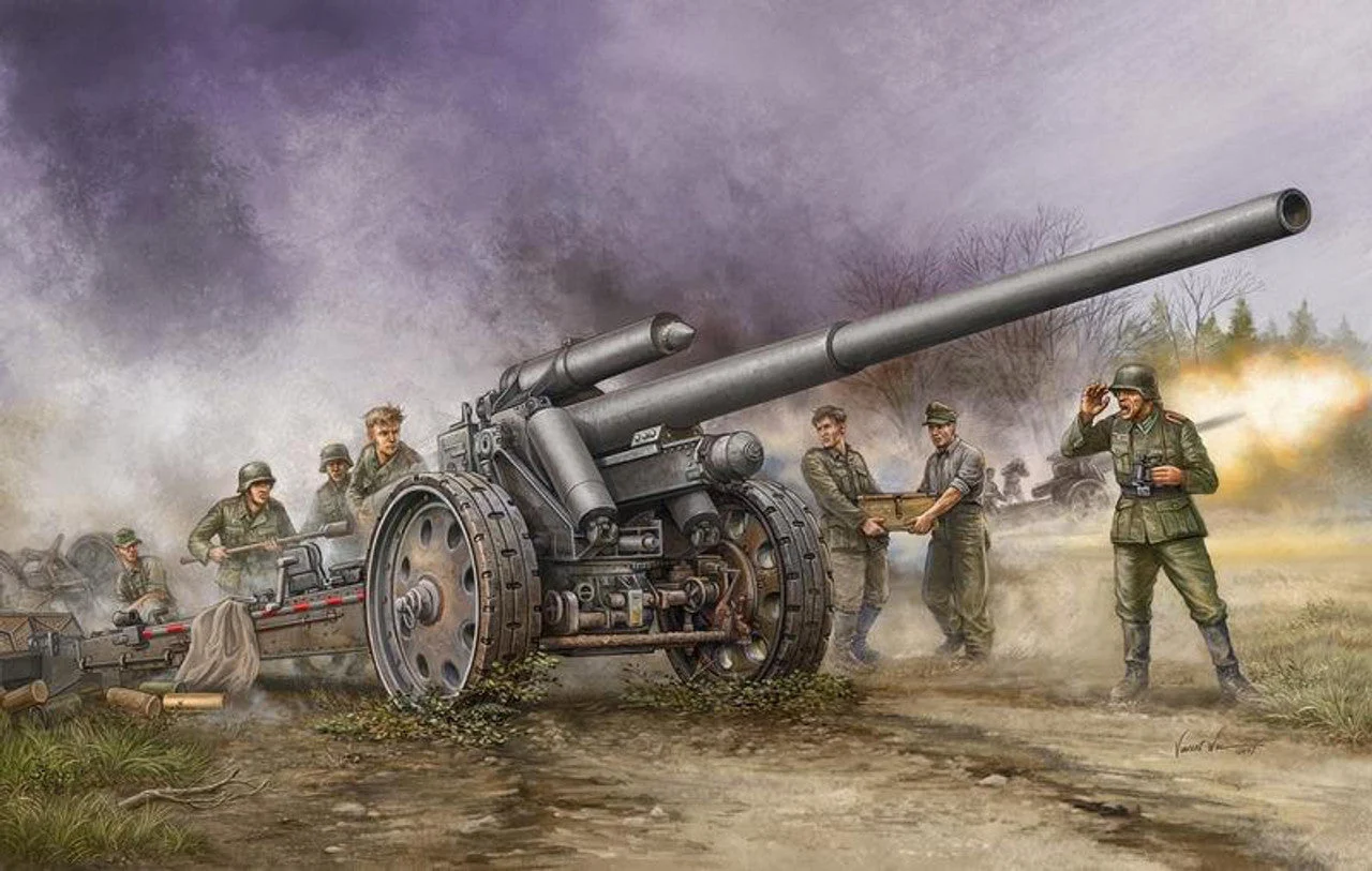 Trumpeter 1/35 Trumpeter German 10.5cm s.K 18 Heavy Artillery Gun