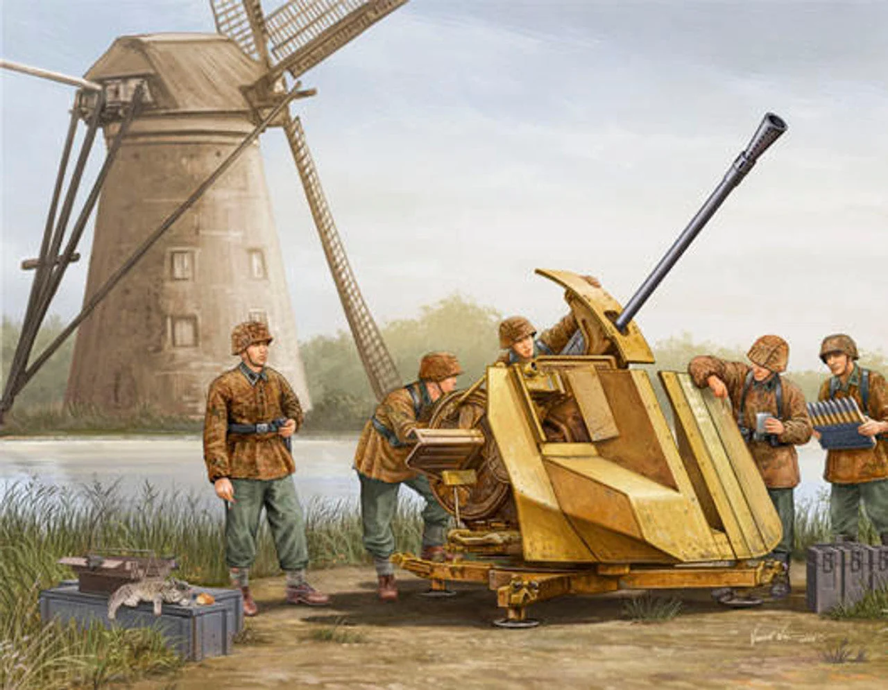 Trumpeter 1/35 Trumpeter FLAK 43 (German 3.7cm anti-aircraft gun)