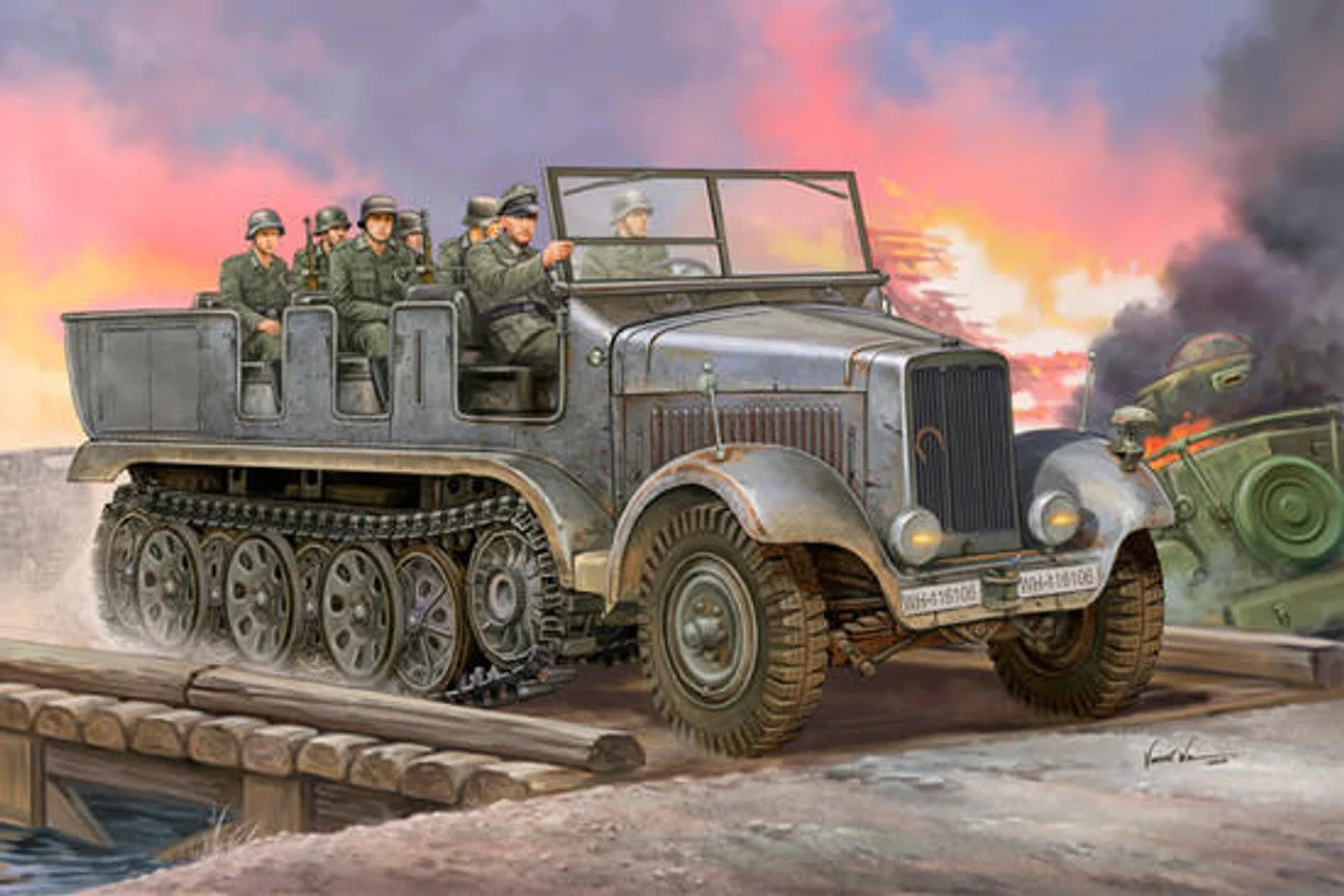 Trumpeter 1/35 Trumpeter German Sd.Kfz.6 Halbkettenzugmaschine Artillerieaus