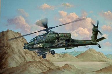 1/48 Trumpeter AH-64A Apache Helicopter Plastic Model Kit