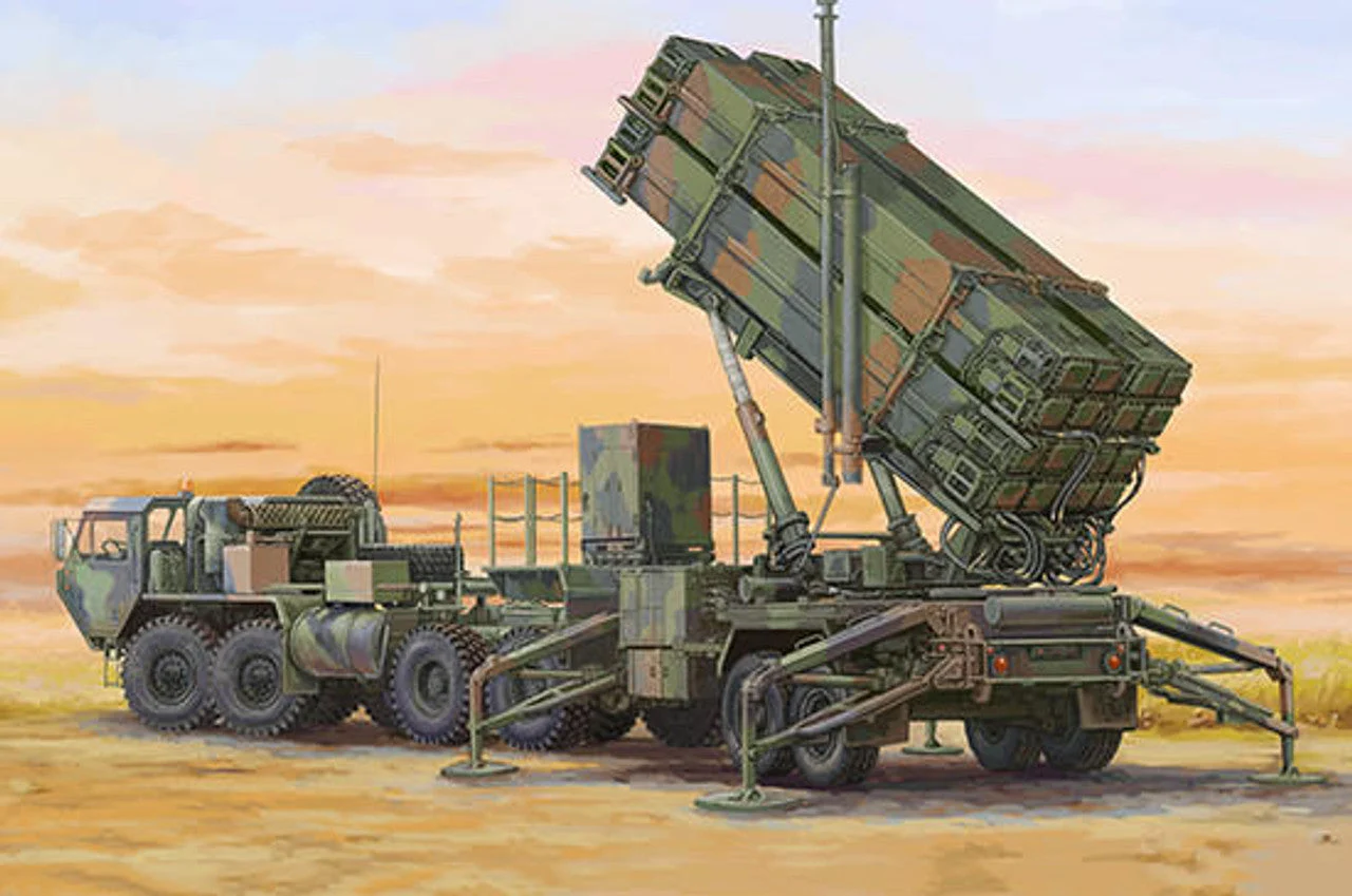 Trumpeter 1/72 Trumpeter M983 HEMTT Tractor & M901 Launching Station w/MIM104F Patriot SAM System (PAC3)