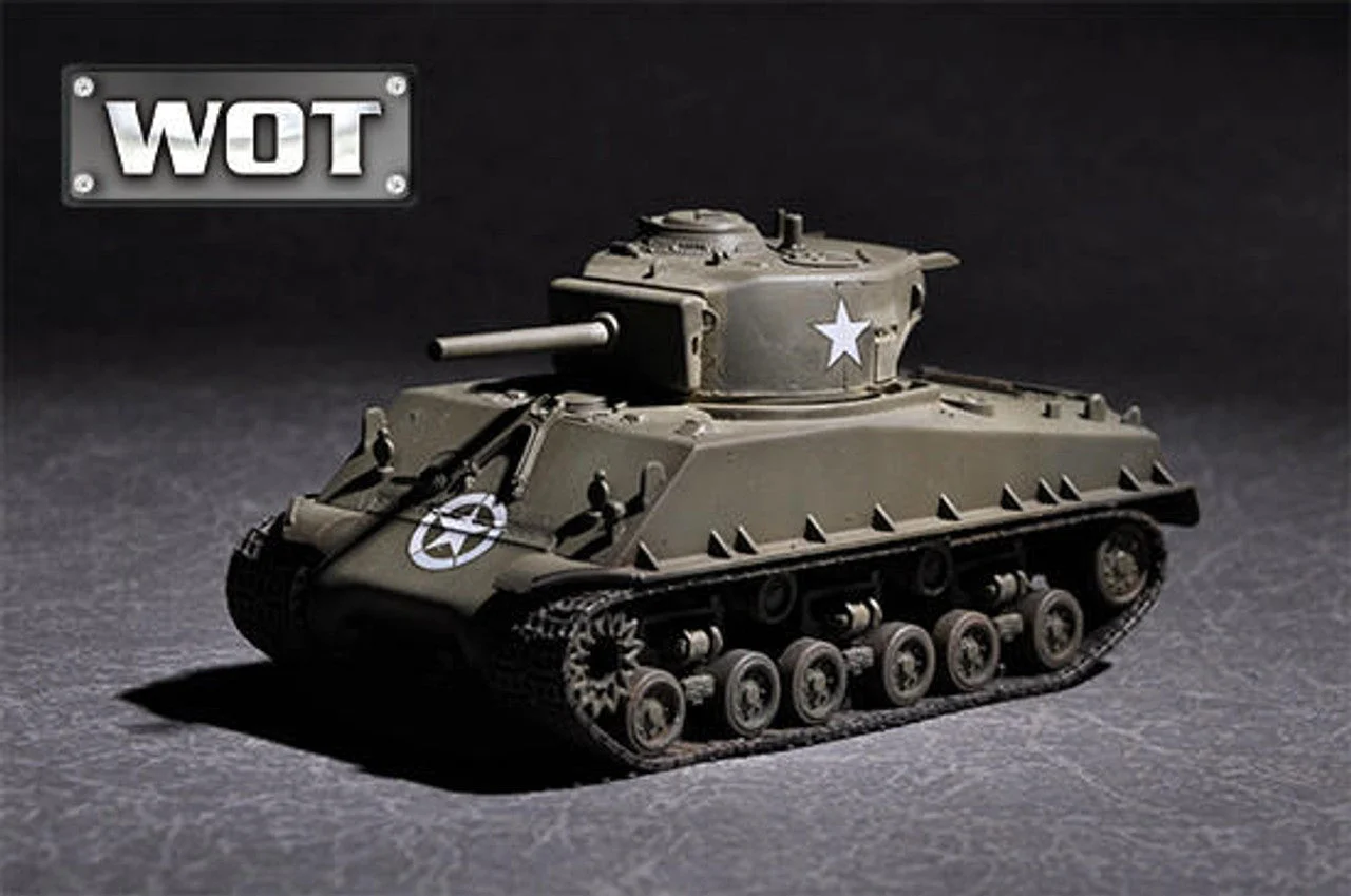 Trumpeter 1/72 Trumpeter US M4A3E8 Tank w/105mm M4 Gun