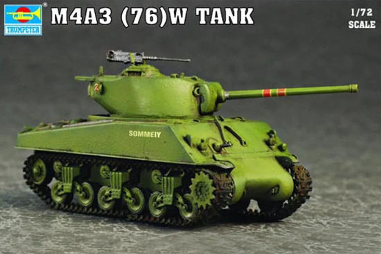 Trumpeter 1/72 Trumpeter M4A3 76(W) Tank