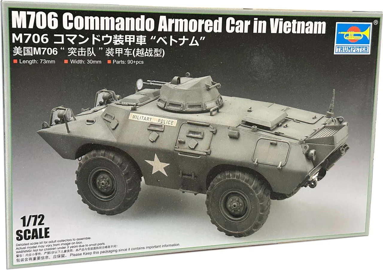 Trumpeter 1/72 Trumpeter M706 Commando Armored Car in Vietnam