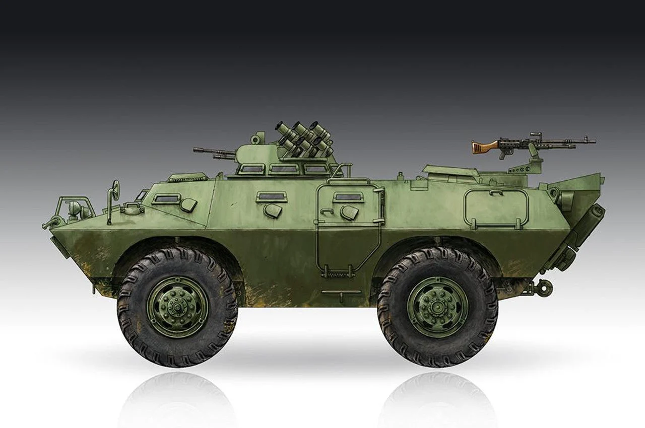 Trumpeter 1/72 Trumpeter M706 Commando Armored Car Product Improved Plastic Model Kit