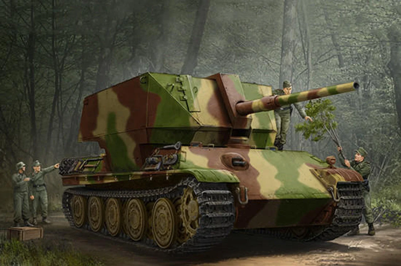 Trumpeter 1/35 Trumpeter Flakpanther Tank w/8.8cm Flak 41