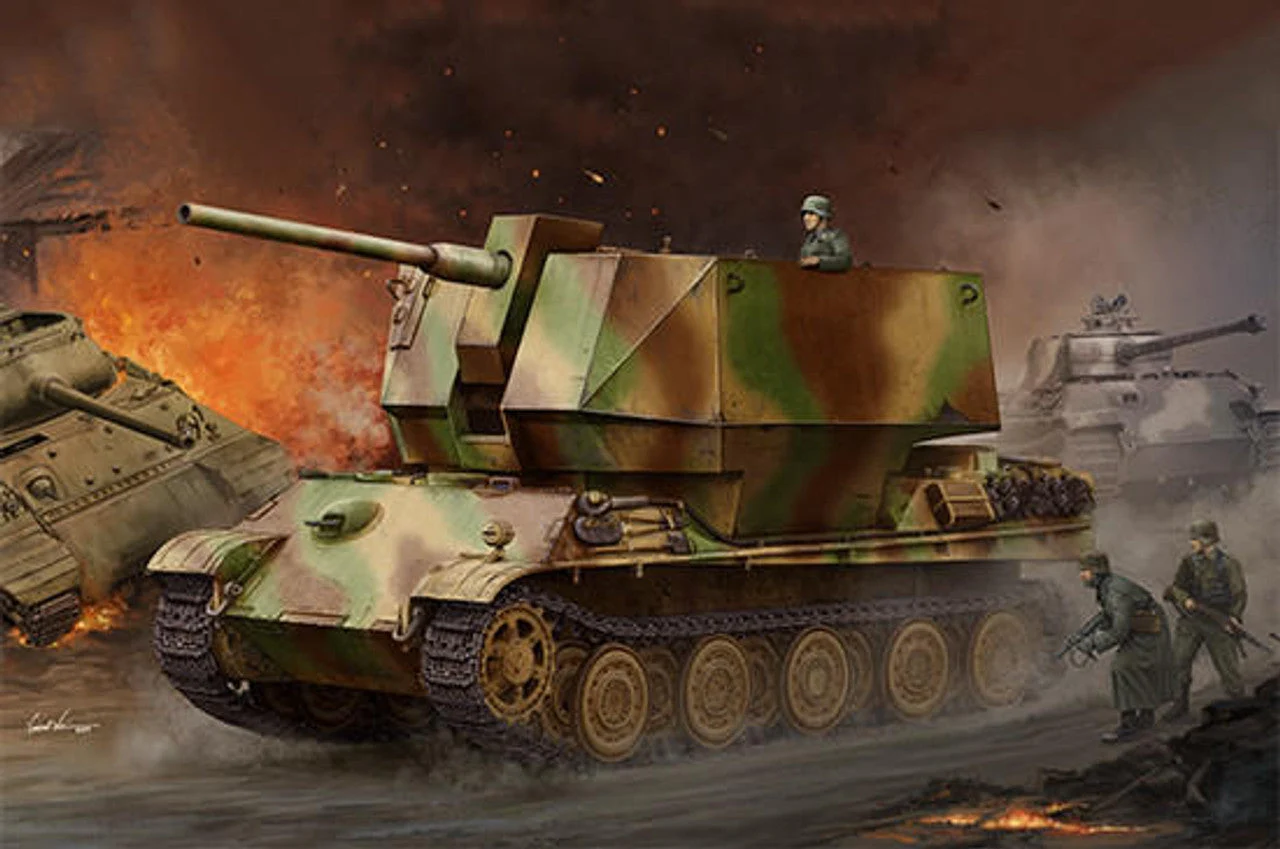 Trumpeter 1/35 Trumpeter Flakpanther Tank w/8.8cm Flak 36/37 Gun