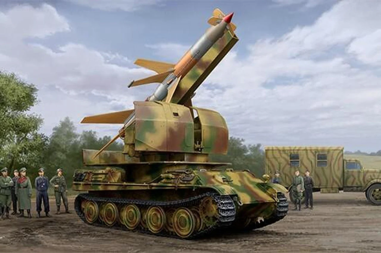Trumpeter 1/35 Trumpeter German Flakpanzer Tank w/8.8cm Flakrakete Rheintochter I Missile Launcher