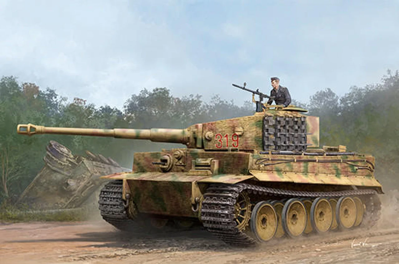 Trumpeter 1/35 Trumpeter PzKpfw VI Ausf E SdKfz 181 Tiger I Tank Medium Production w/Zimmerit